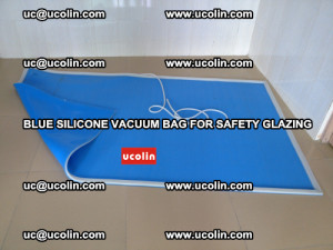 Blue Silicone Vacuum Bag for safety glazing (1)