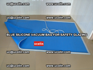 Blue Silicone Vacuum Bag for safety glazing (2)